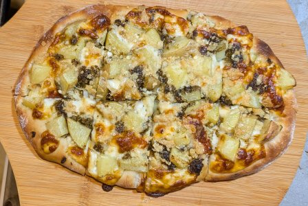 Torpignattara - Mozzarella, Potato, Walnut Basil Pesto, Parmigiano Reggiano, Lemon Zest Sliced.jpg