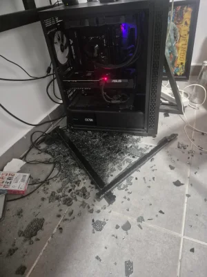 Help, my glass panel broke