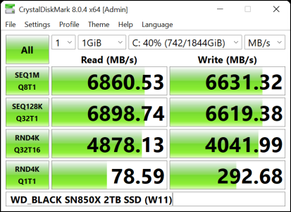 Question - SK hynix Platinum P41 2TB SSD Write speed dropped by 